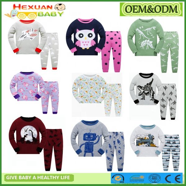 4 Venta Caliente Ropa para Niños Conjunto de Pijamas Conjunto de Ropa Infantil