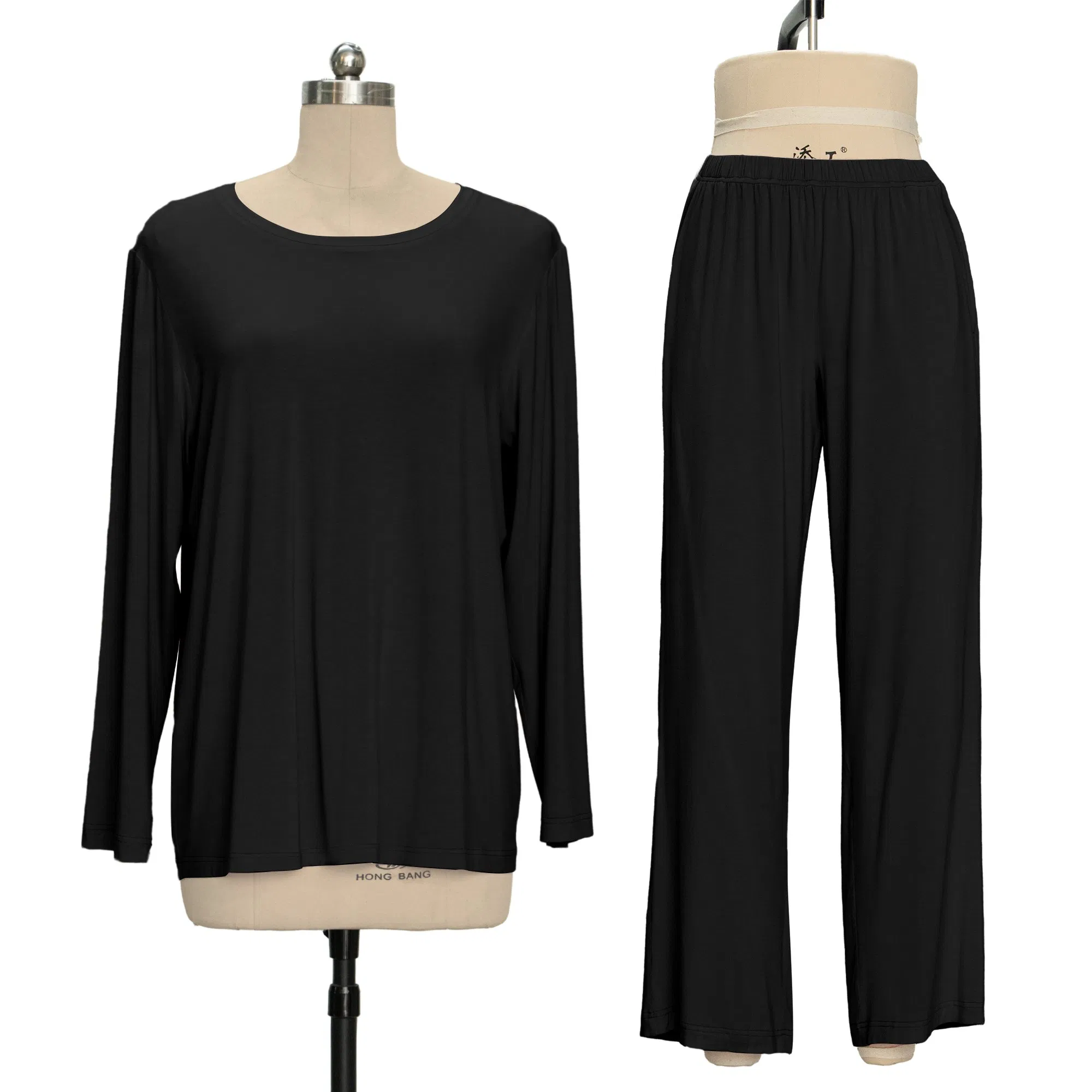 Pijamas de mujer de viscosa de bambú, cómodos, pijamas personalizados, ropa de casa para ladies