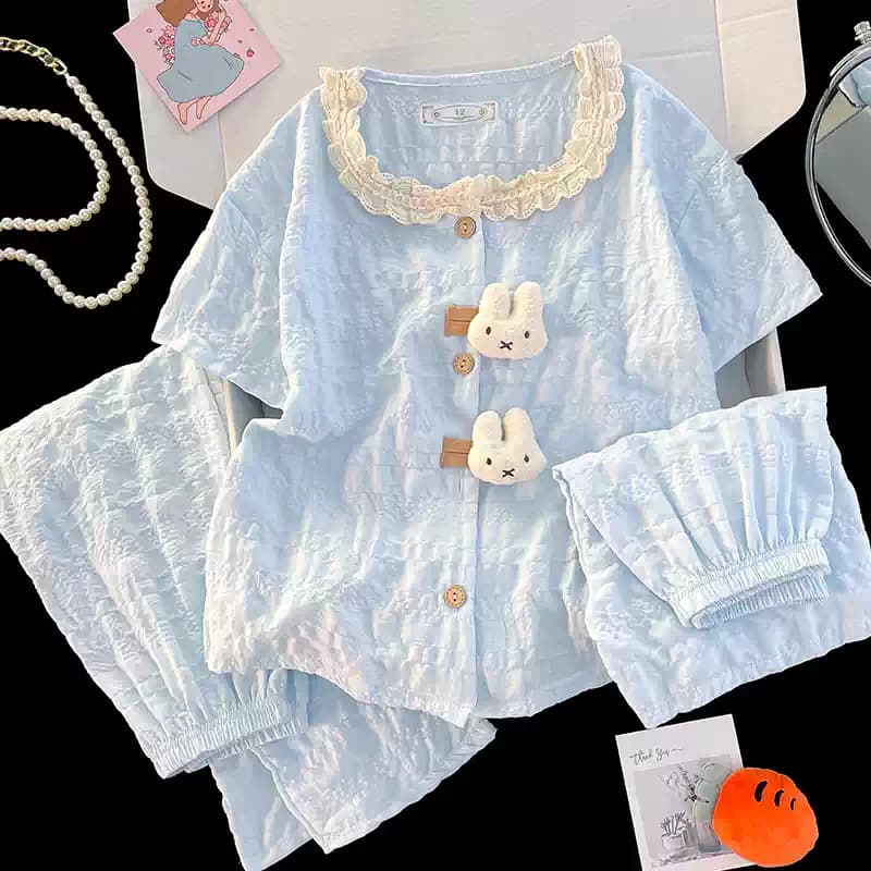 Pijamas para niñas transpirables y suaves, ropa de descanso para niños, ropa de casa, personalización en fábrica