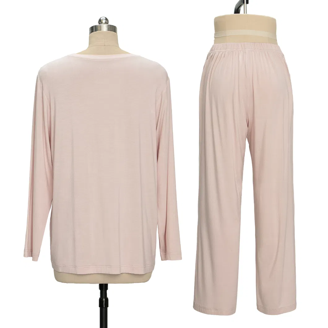 Pijamas de mujer de viscosa de bambú cómodos
