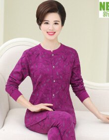 Pijamas cálidos personalizados al por mayor para ancianos