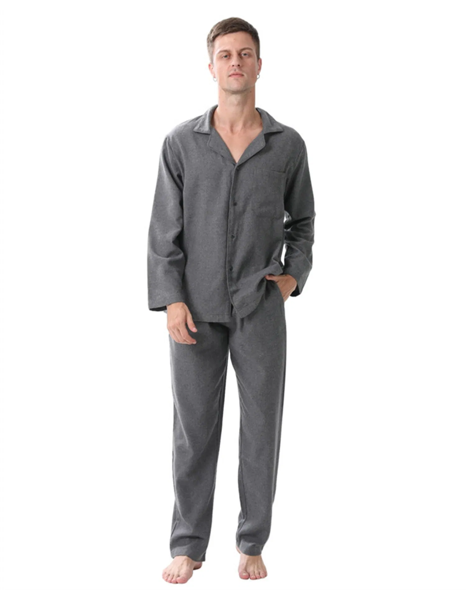 Muestra gratuita de camisones de talla grande, pijamas de teddy, combinación de pijamas navideños, pijamas de bambú