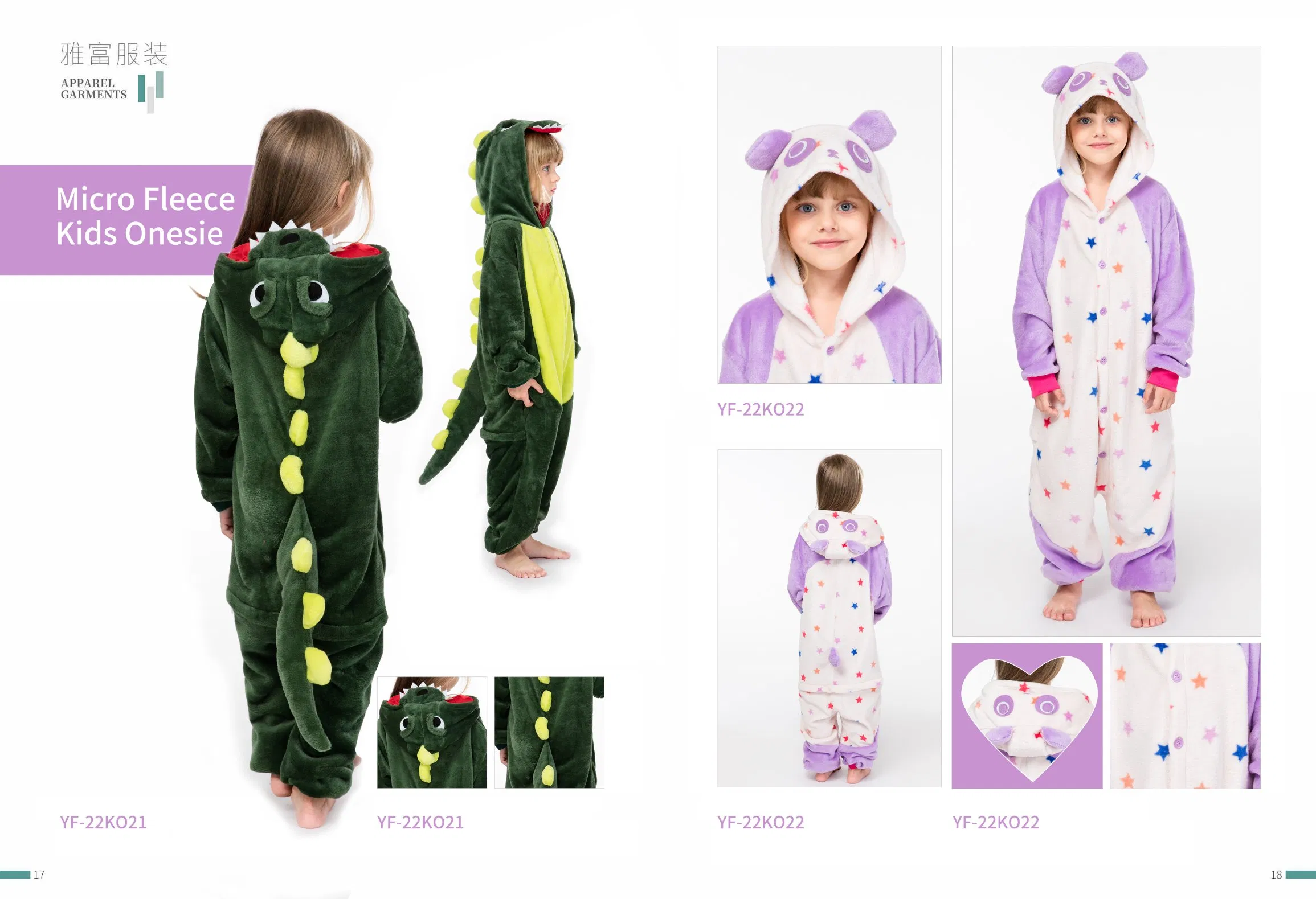Pijama de una pieza de panda para niños, de manga larga, de franela, cálido y adorable, ropa de dormir de animal