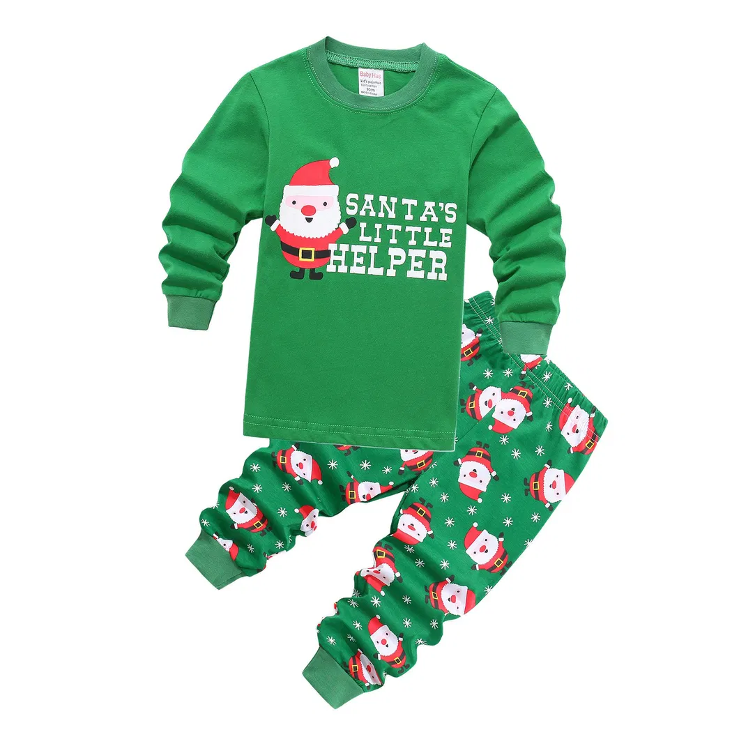 Pijamas de algodón navideños acogedores para mujeres y niños