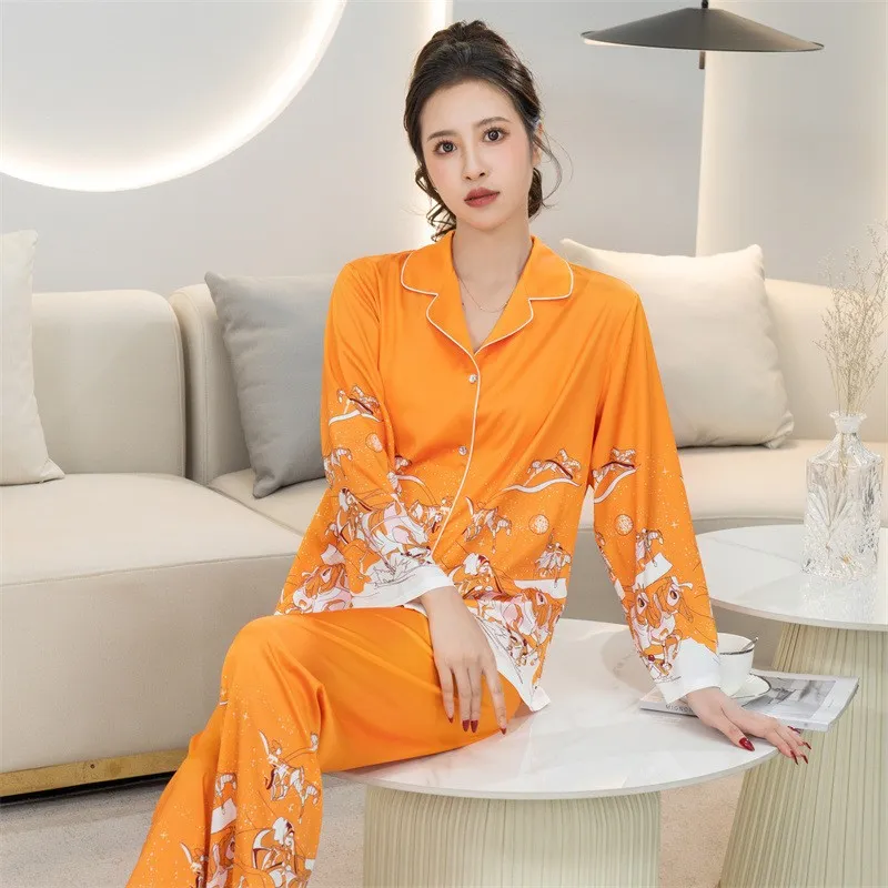 Pijamas casuales de mujer de longitud completa