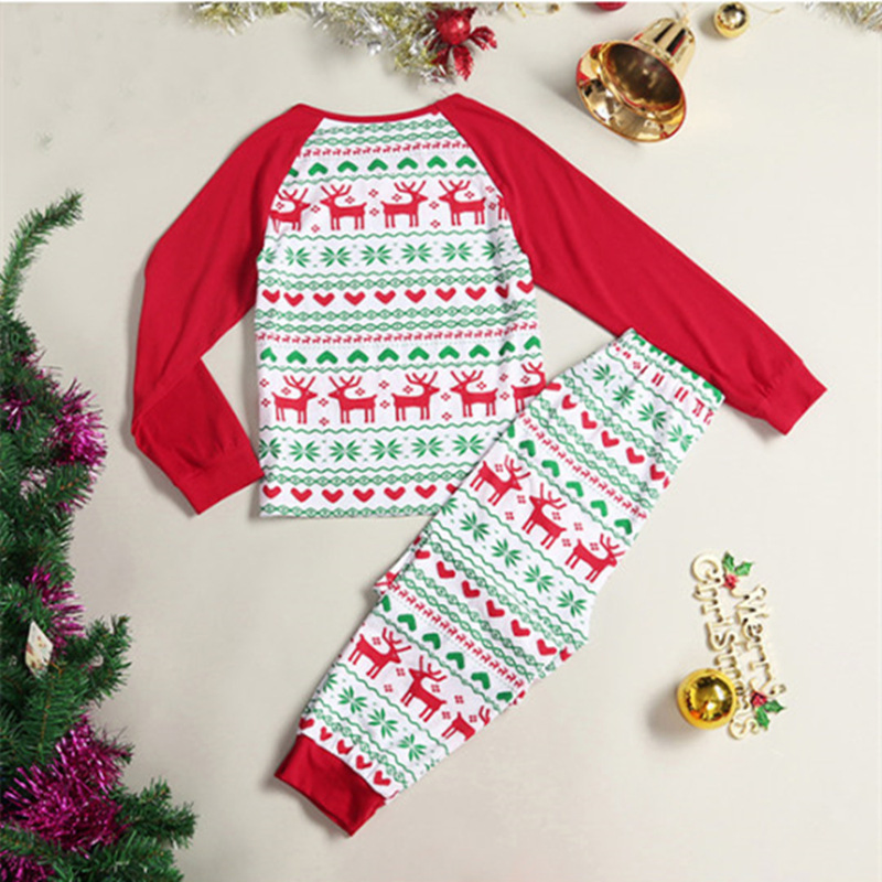 Conjuntos de pijamas a juego de algodón personalizados para parejas, mujeres y hombres, para la familia, ideales para las vacaciones de Navidad, pijamas para niños y ropa para bebés