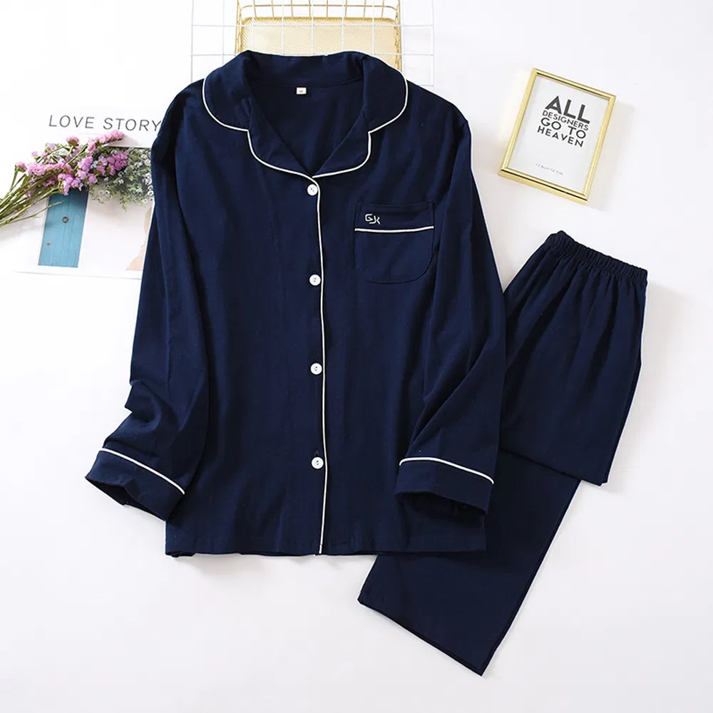 Pijama de algodón suave, pantalones de forro polar, pijamas de Navidad, ropa de dormir para mujeres, vestido de dormir