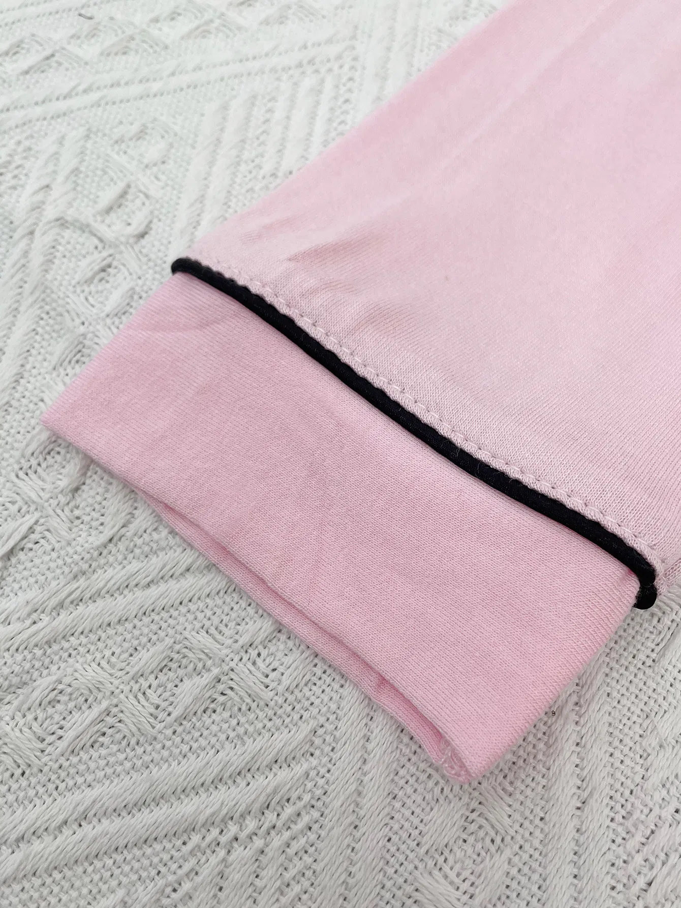 Conjunto de pijama de mujer de manga larga con solapa de algodón modal transpirable