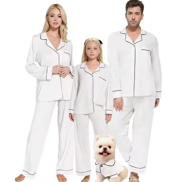 Pijamas de manga corta con adhesivo, pijamas de modal súper suaves para el uso casual de mujeres