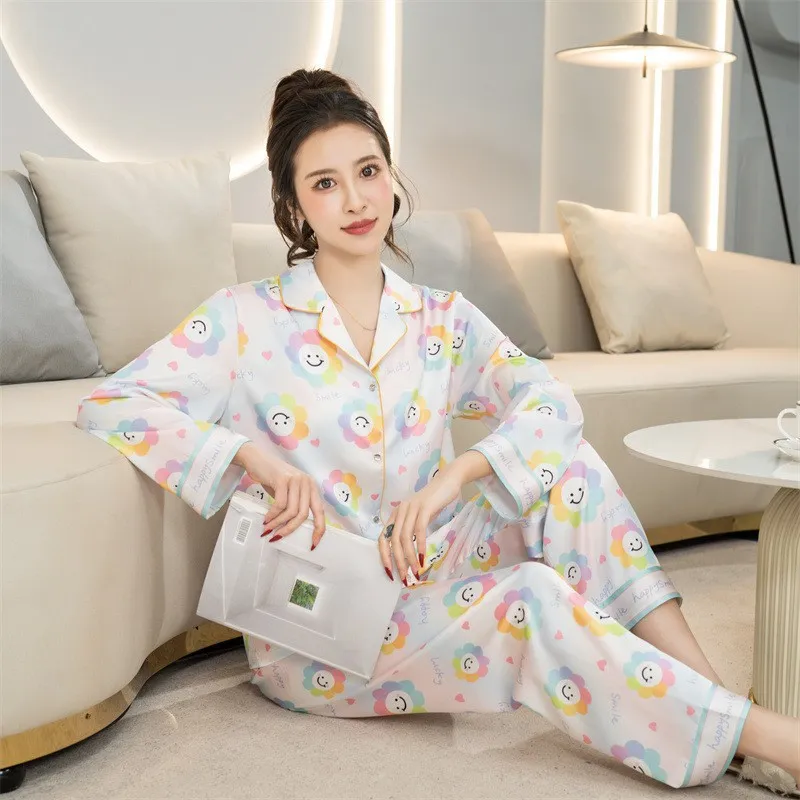 Pijamas casuales de mujer de longitud completa