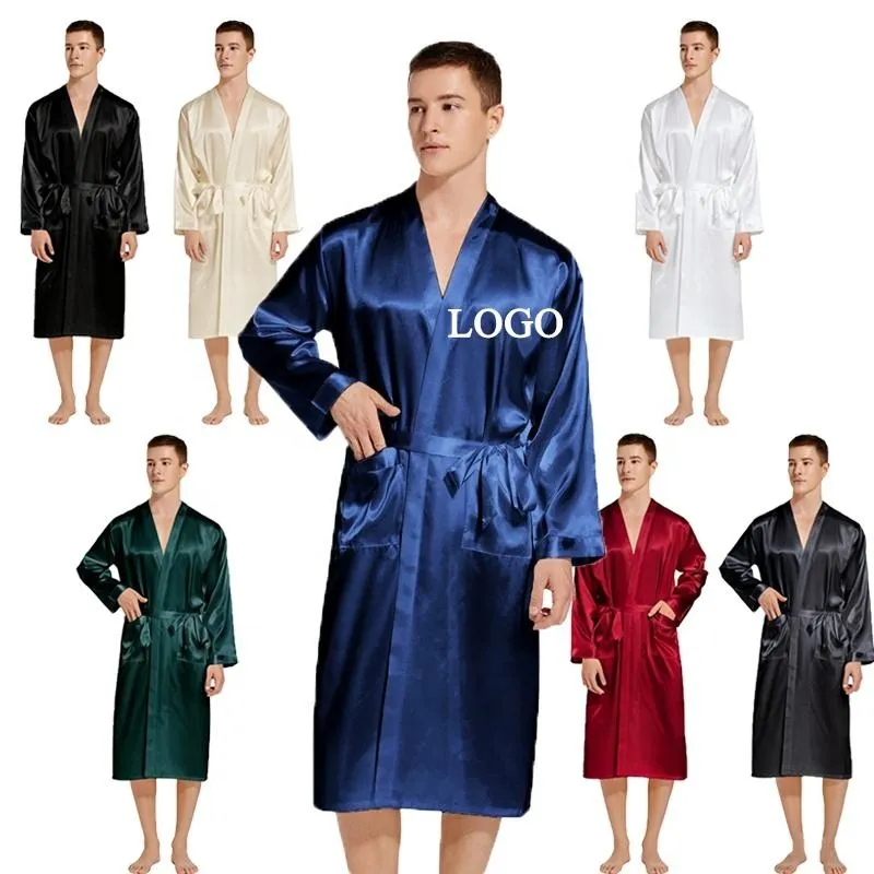 Pijama unisex de satén y algodón de alta calidad