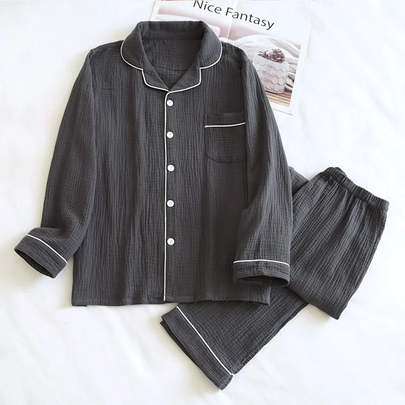 Pijamas negros para mujeres de algodón orgánico, pijamas azules para mujeres, pijama de franela corta