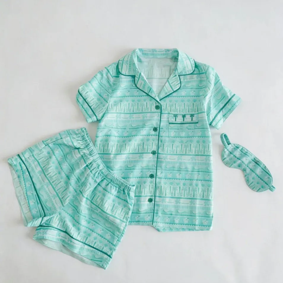 Presentación del producto conjunto de pijama casual