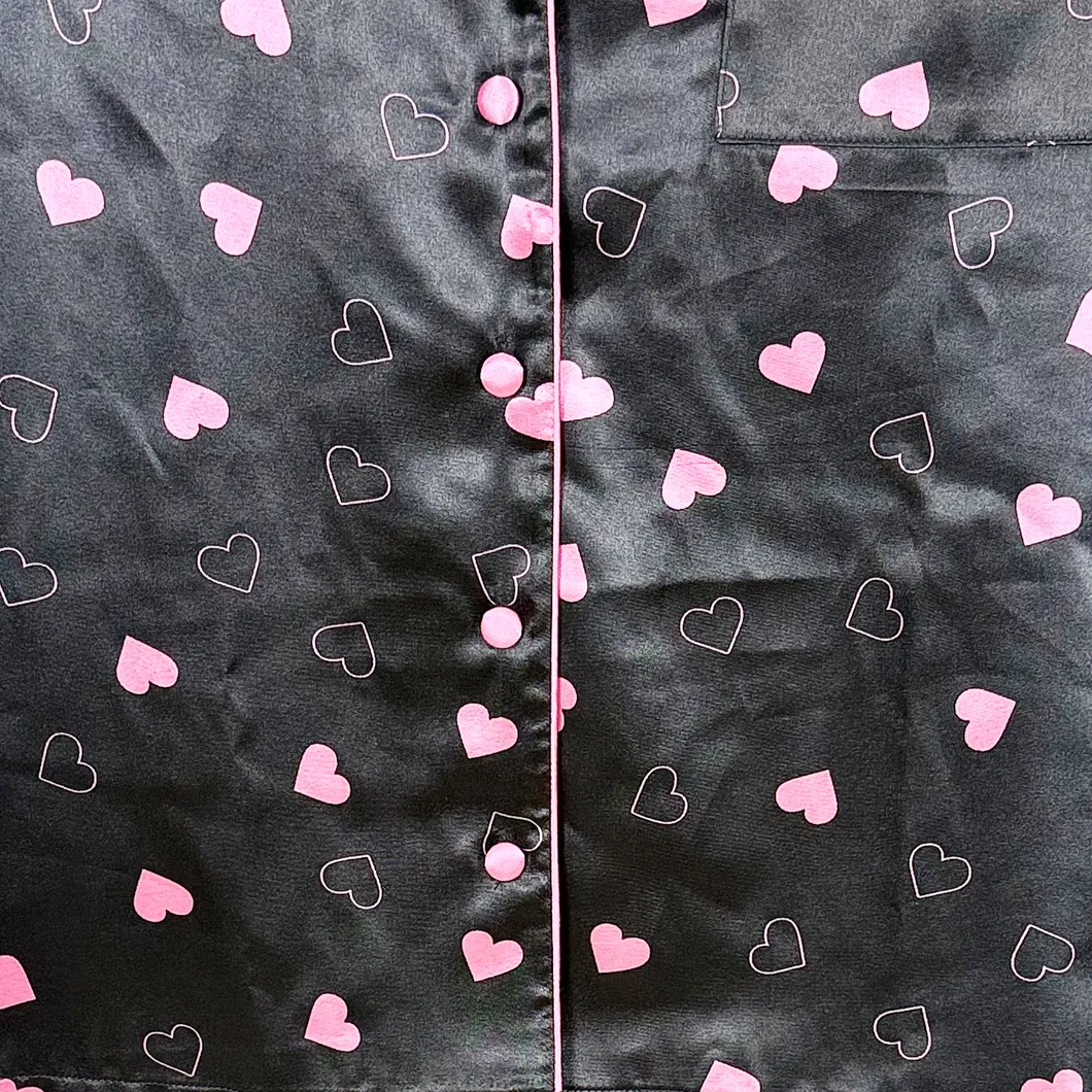 Conjunto de pijama de seda de algodón orgánico para dormir al por mayor