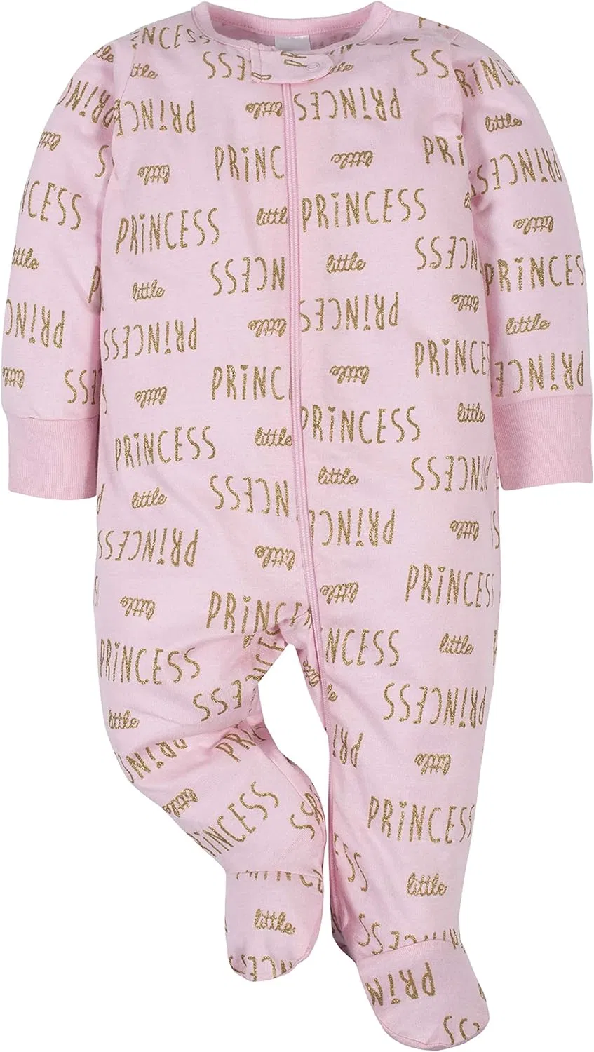 Pijama de una pieza con pies para dormir y jugar 100% de algodón orgánico