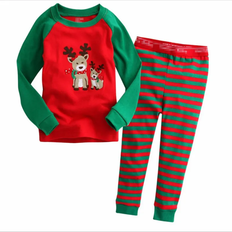 Pijamas de algodón navideños acogedores para mujeres y niños