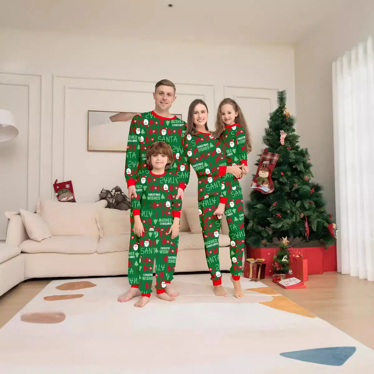 Conjuntos de pijamas navideños acogedores para noches de otoño