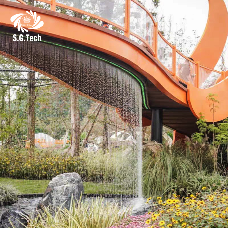 Artistic Stainless Steel Water Curtain-Modular Design of Residential/Commercial Water Wall