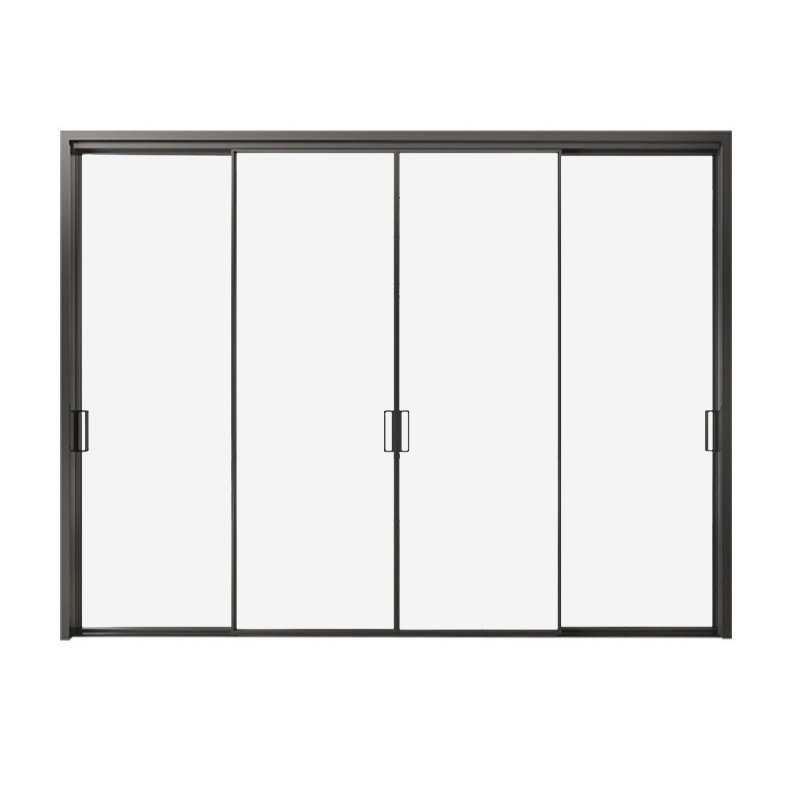 High Efficiency Aluminum Alloy Swing Door Villas and Hotels Energy Saving Frame and Modern Aesthetic Door