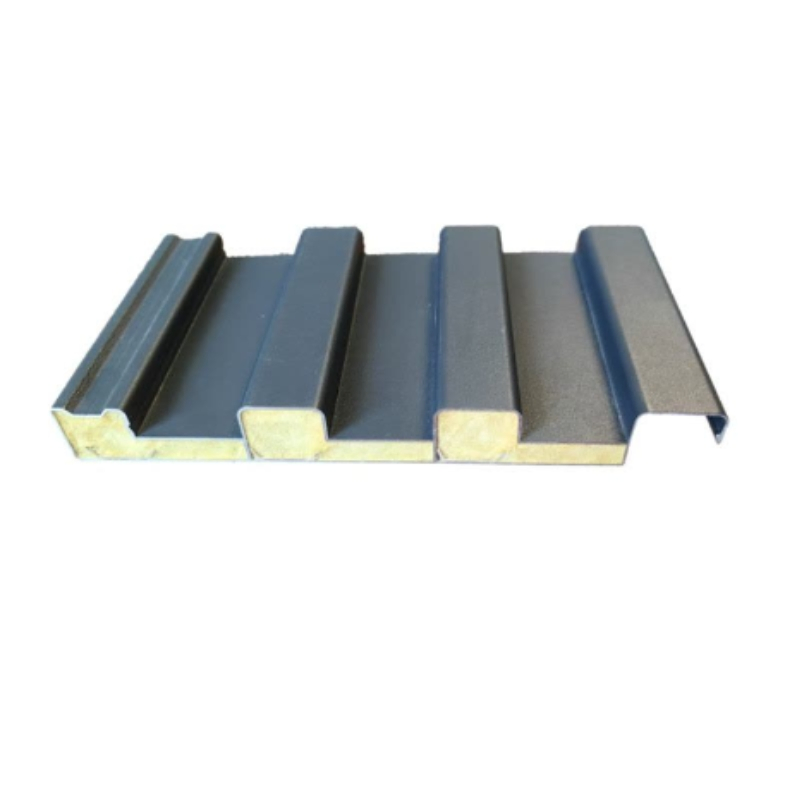 Aluminum Corrugated Roof Sandwich Board Exterior Great Wall Profile Aluminum Thermal Insulation PU Wall Panel Roofing Tile for Industrial Buildings