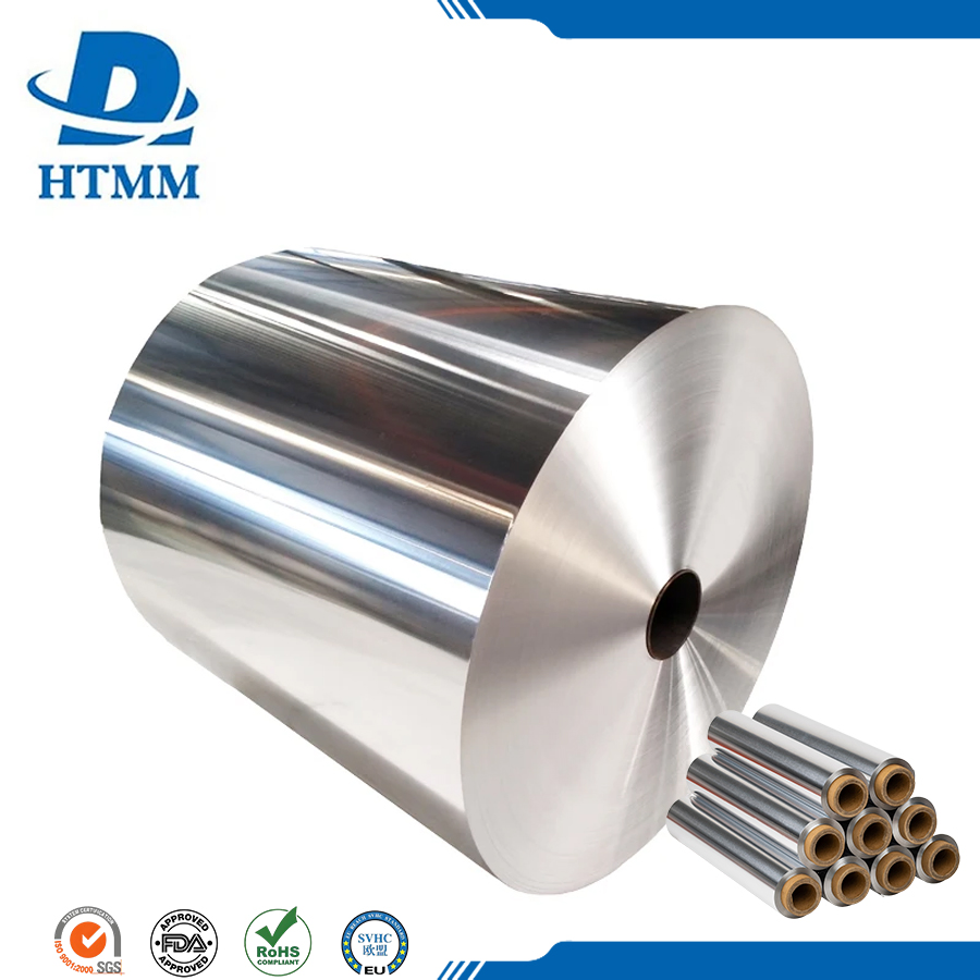 Factory Cost Metal Foil 8011 10 11 12 14 15 16 Micron Food Aluminum Foil Roll
