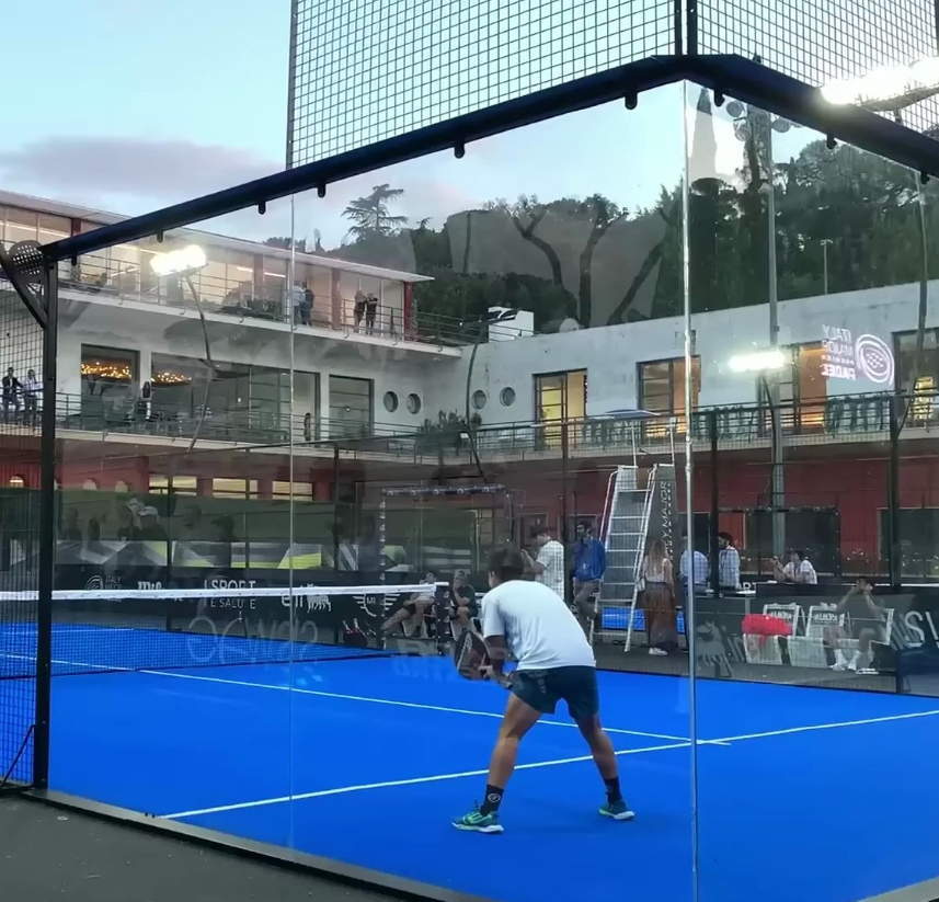 2025 Hot Selling Panoramic Padel Court Canchas De Padel Cost-Effective Outdoor Paddle Tennis Court