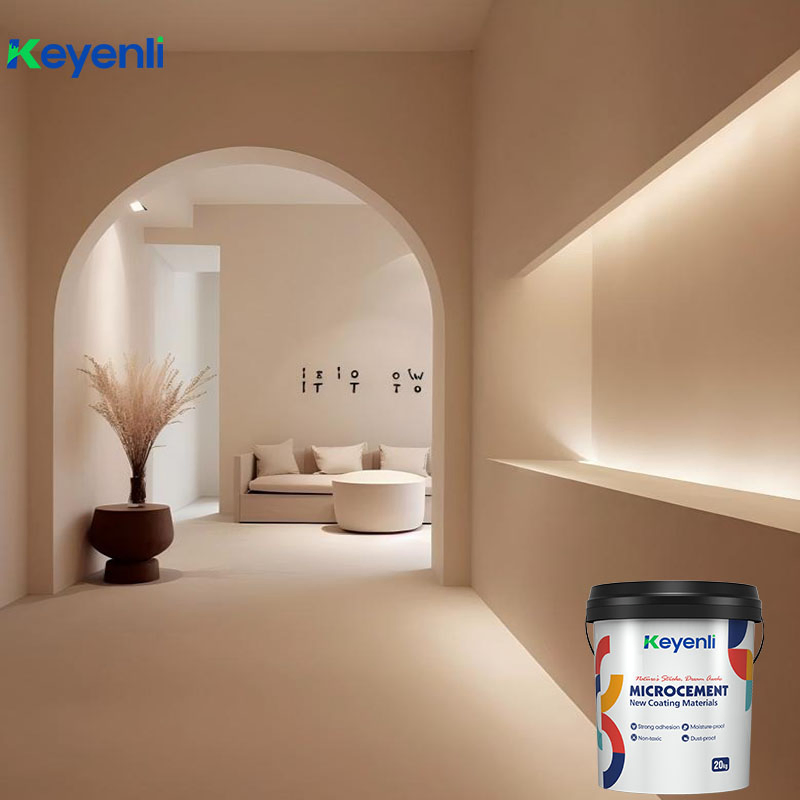 Keyenli New Arrival Easy Maintenance Waterproof Micro Cement Floor Micro Cement Table