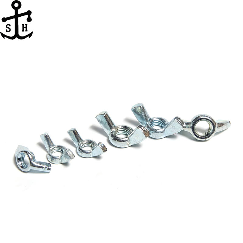 Customization Good Quality Galvanized Steel Wing Nuts Butterfly Nuts Made in China