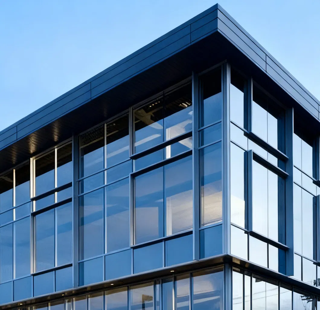 Aluminum panel curtain wall