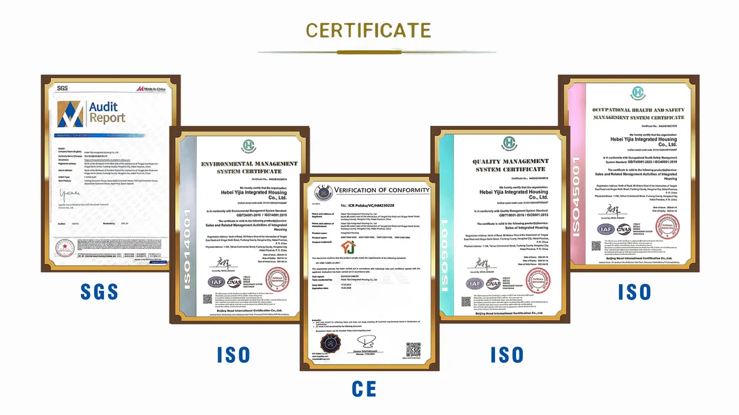 Certificates