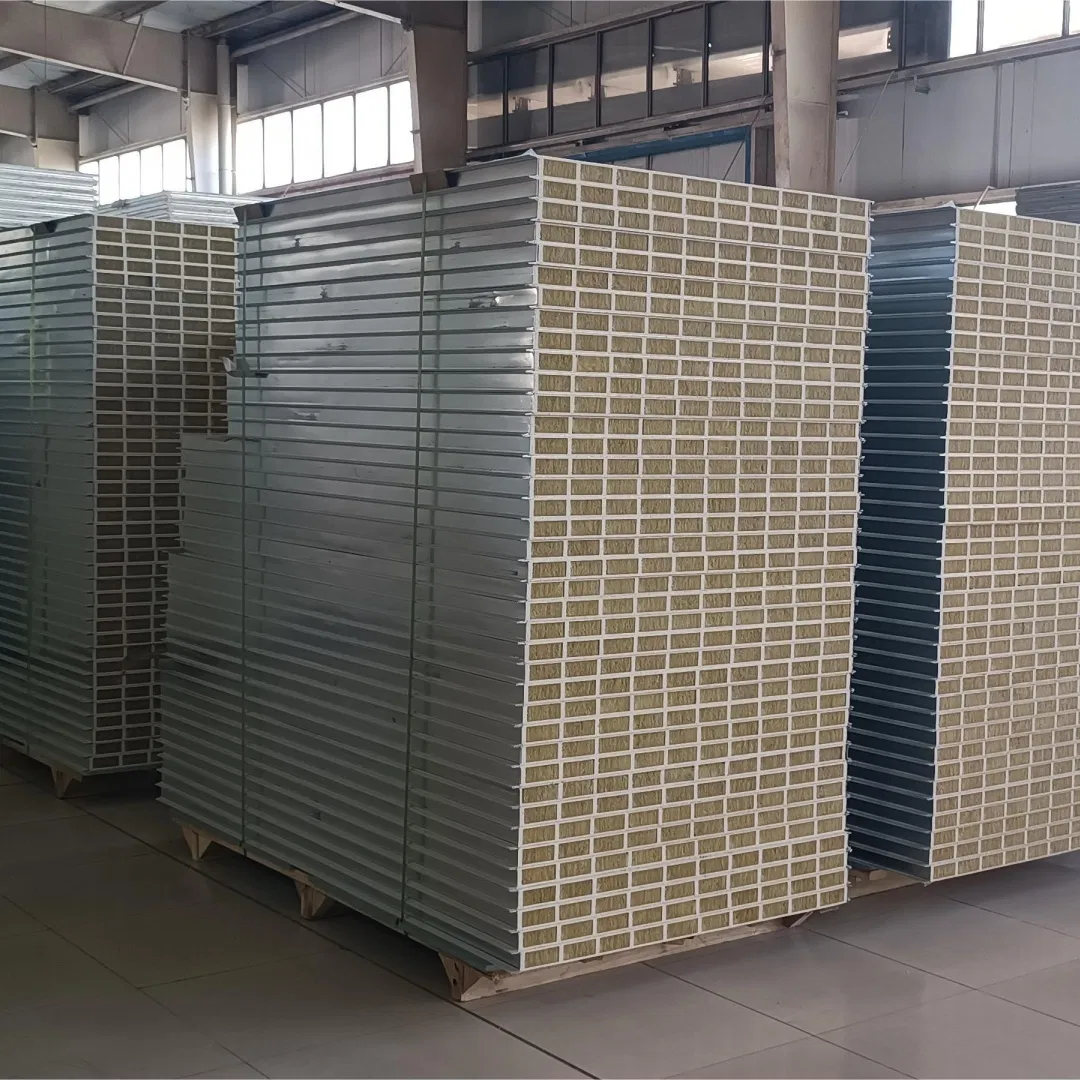 Thermal Insulated Walk-in Freezer Wall High Density 100mm Sandwich Wall Clean Room Panel Workshop Wall Insulation