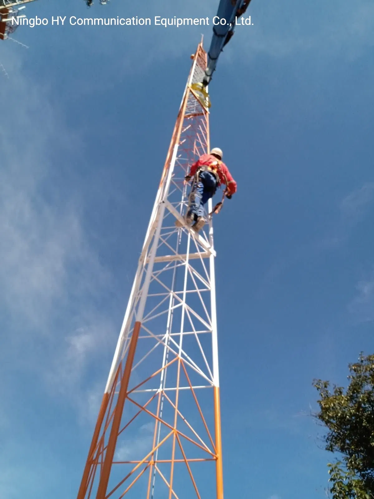 HDG Self Supporting Steel Telecom Tower with Customization and Related Accessories