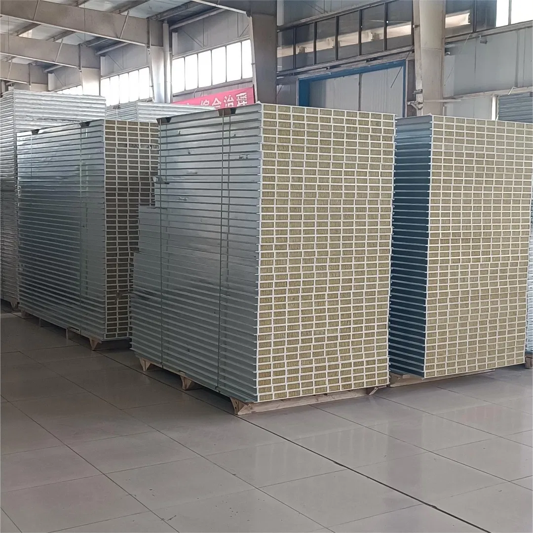 Thermal Insulated Walk-in Freezer Wall High Density 100mm Sandwich Wall Clean Room Panel Workshop Wall Insulation