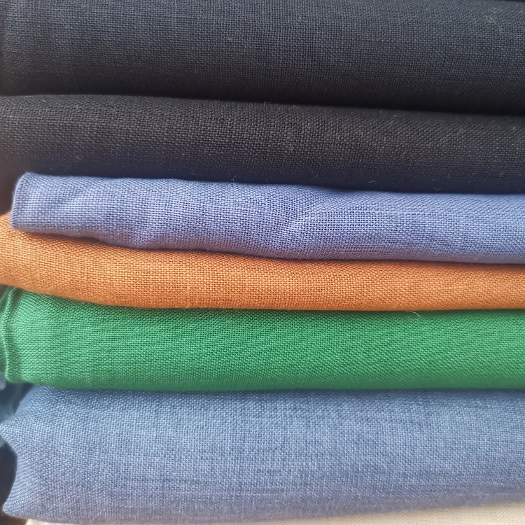 Wholesale Price Per Meter Online Soft Eco-Friendly Pure Linen Fabric for Shirt French 100% Linen Fabric for Garment