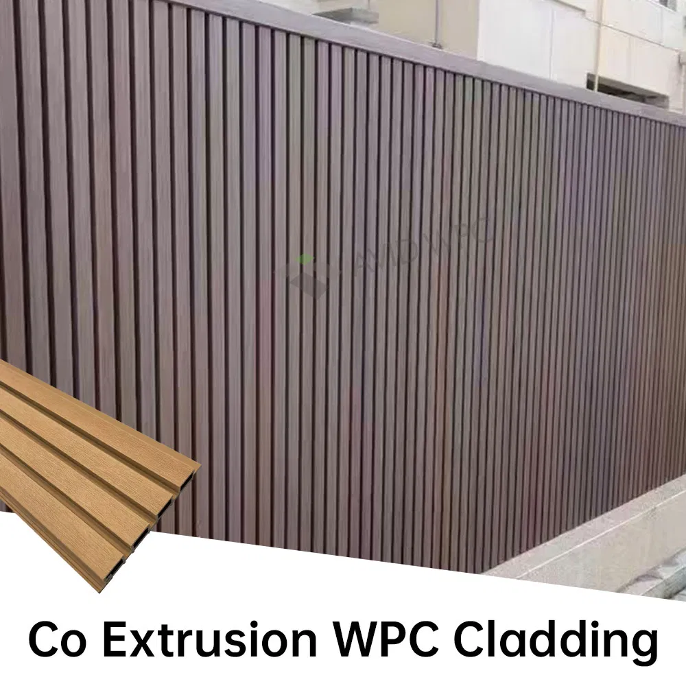Exterior Wall Cladding Capped WPC for Modern Commercial Building Facades