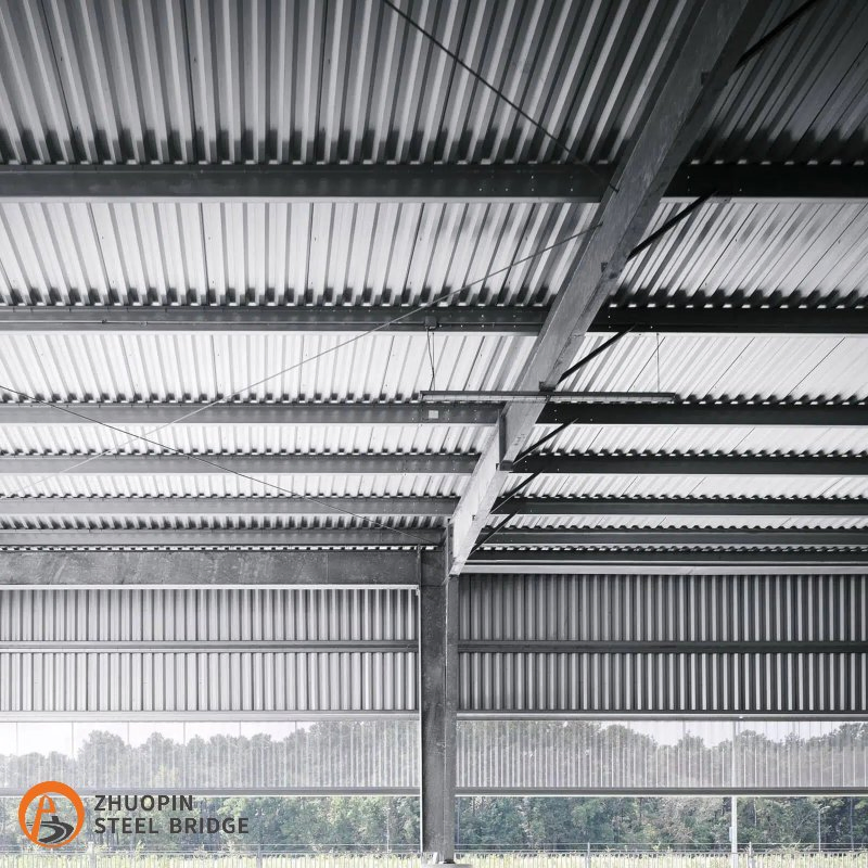 Compliant with Building Codes Economic Steel Buildings / Industrial Steel Workshop