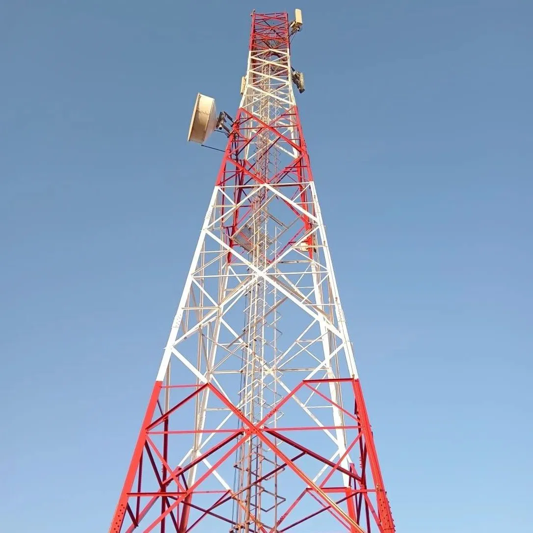 Angular Self-Supporting Steel Telecom Tower with WiFi Antenna with Customization