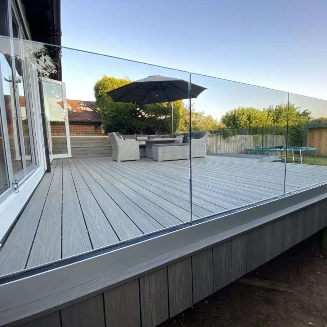 Residential Aluminum and Semi Frameless Tempered Glass Railing Systems