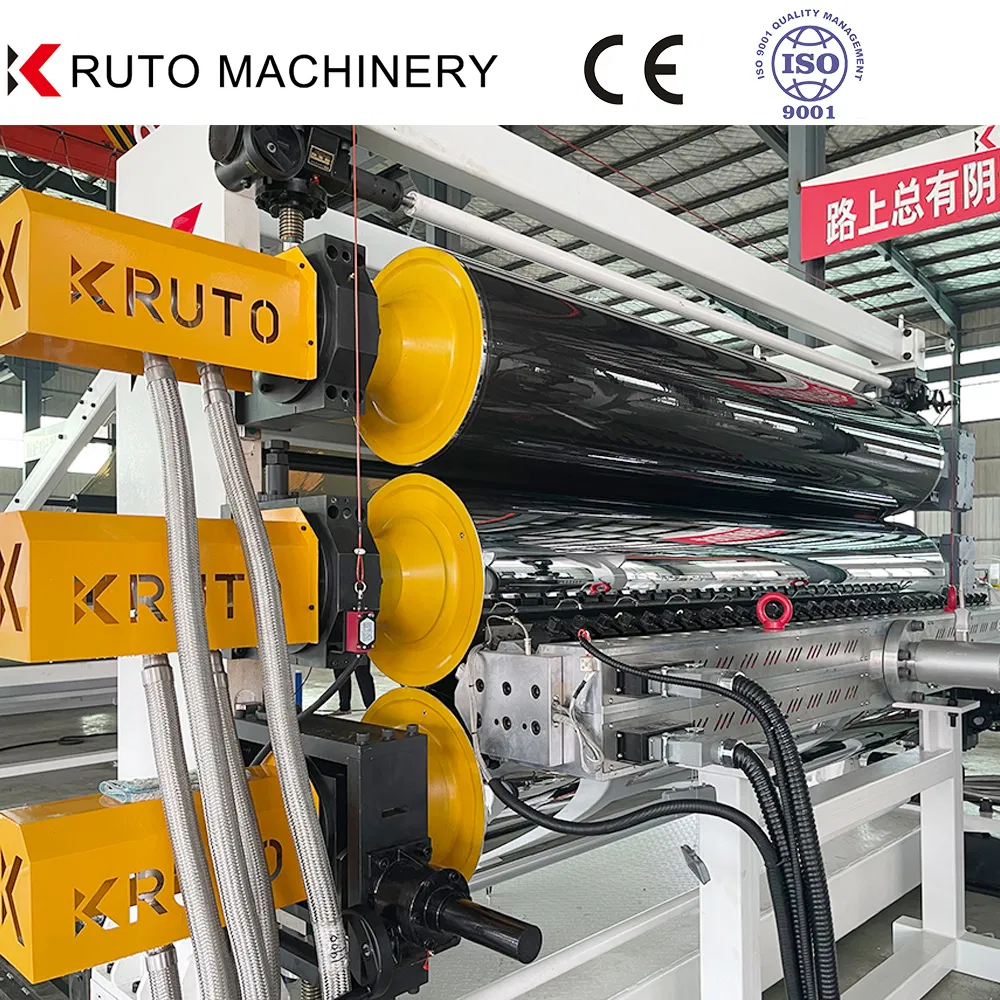 HDPE PE PVC EVA Tpo Geomembrane Waterproof Liner Sheet Extruder Extrusion Making Machine Geomembrane Extrusion Line