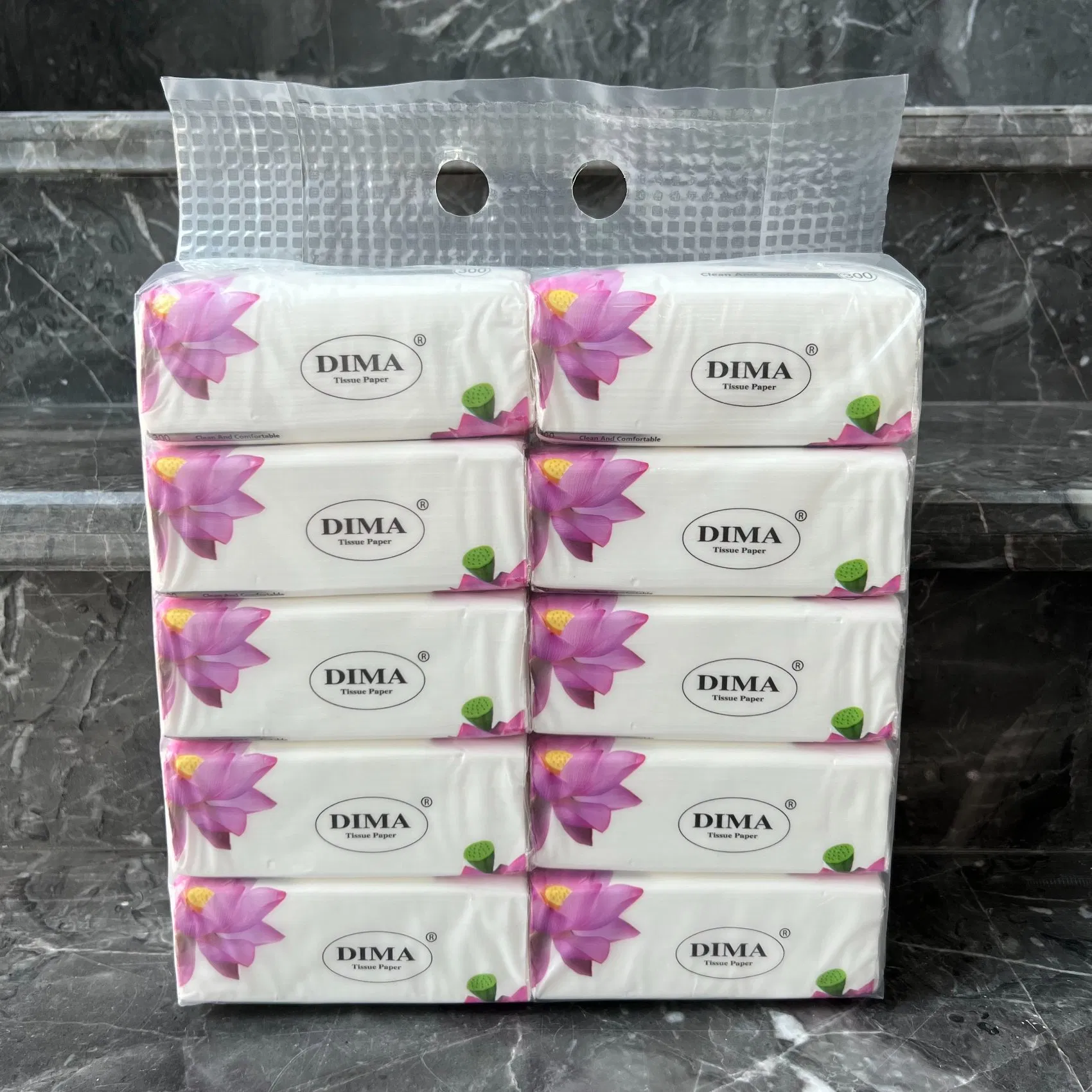 Custom Logo Wholesale Eco Friendly Virgin Wood Pulp Bamboo Facial Tissue Paper