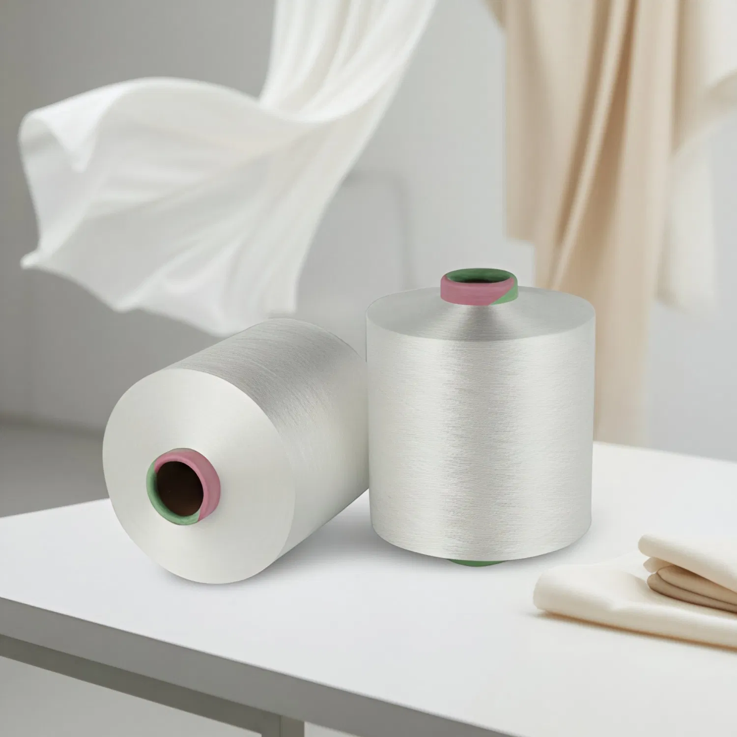 Eco-Friendly Recycled Dope Dyed Grs Cdp 75D/72f Polyester Yarn