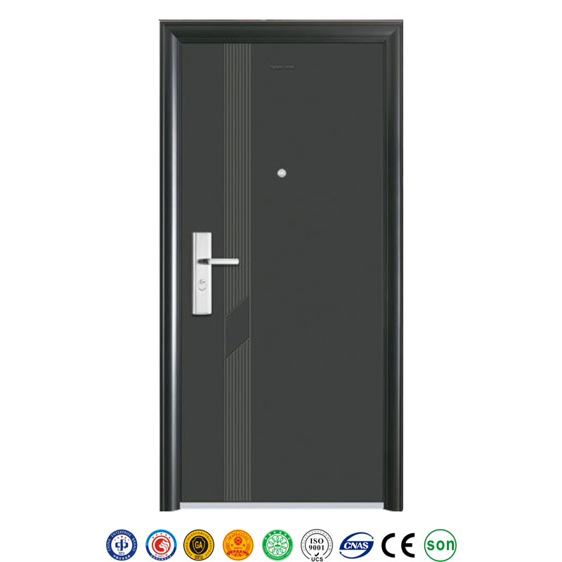 Hot Sale Steel Door Exterior Metal Security Front Entry Doors for Houses