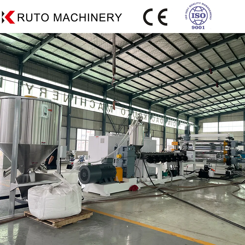 HDPE PE PVC EVA Tpo Geomembrane Waterproof Liner Sheet Extruder Extrusion Making Machine Geomembrane Extrusion Line