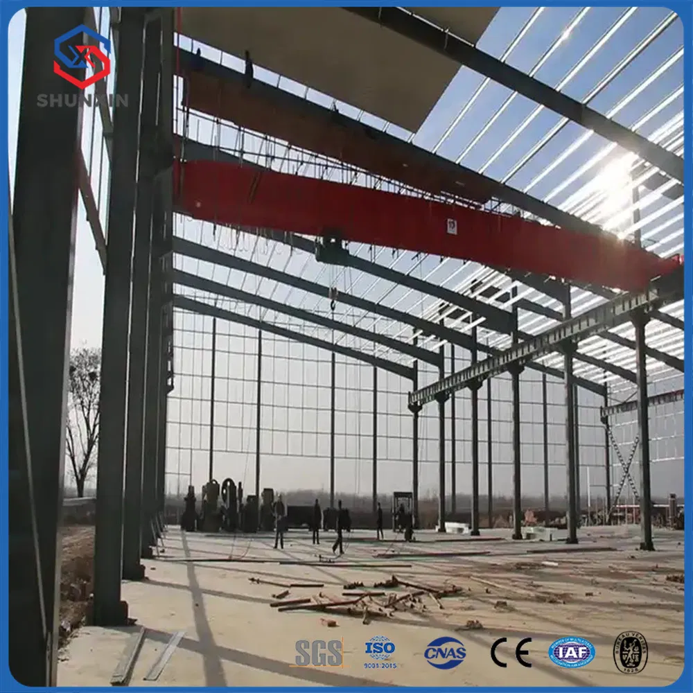 Prefab HDG Steel Frame Warehouse Workshop Steel Structure Building Shed