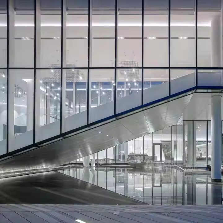 Advanced Waterproof and Soundproof Aluminum Glass Facade Panels