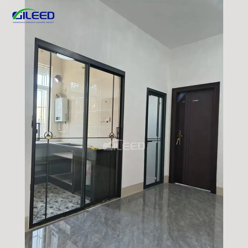 High Energy Efficiency Big View Double Glazing Aluminum Sliding Glass Doors