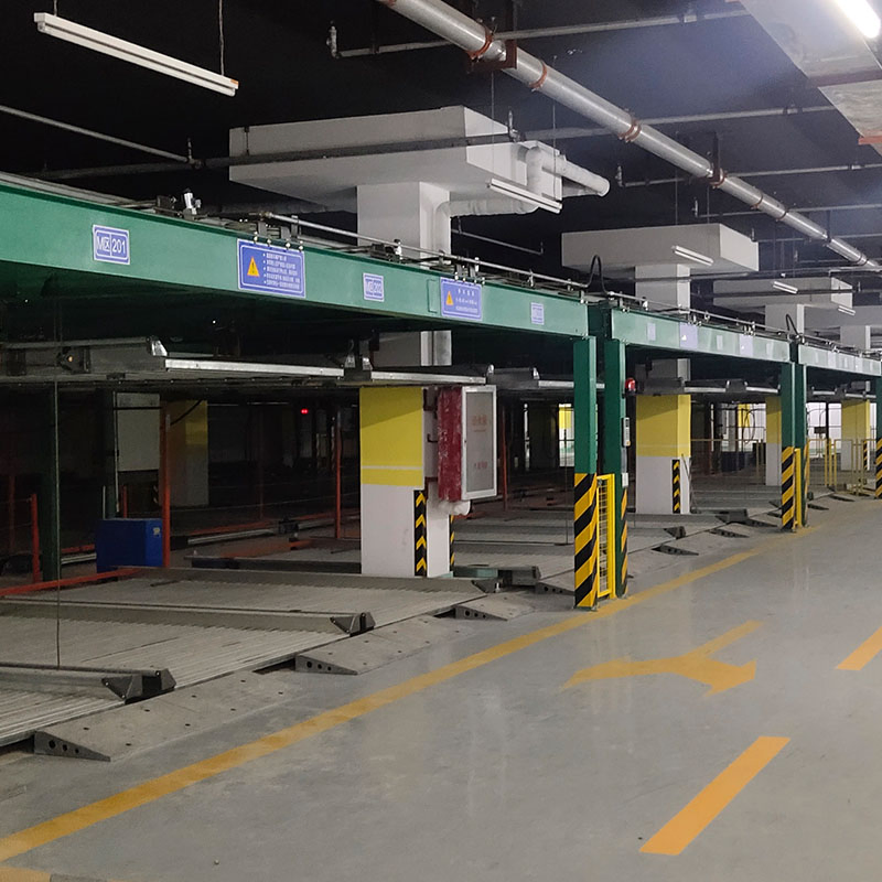 Puzzle Parking System: Automatic Functionality with Surface Coating Treatment