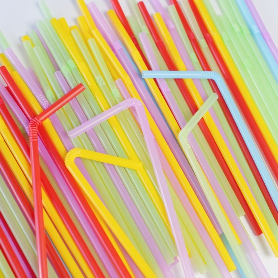 Wholesale Disposable Eco-Friendly Food Grade Polypropylene PP Colored Elbow Straws