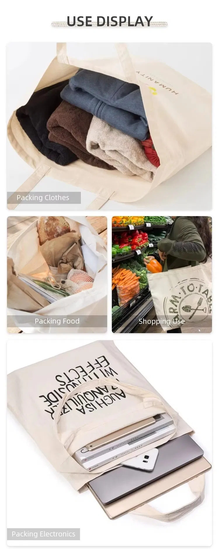 Cotton Tote Bag Packaging