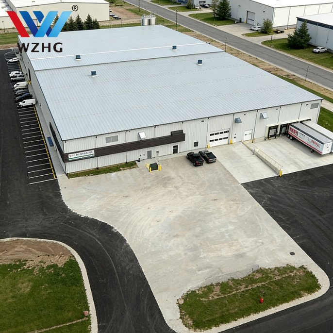 Us Standard Prefabricated Steel Structure Building for Durable Commercial Projects with American Code Specification